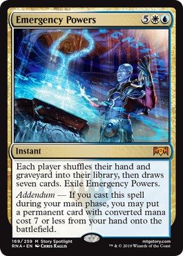 Emergency Powers (Ravnica Allegiance) Light Play Foil