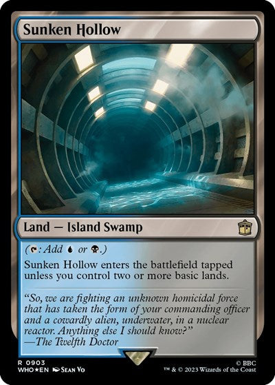 Sunken Hollow (Surge Foil) (Universes Beyond: Doctor Who) Near Mint Foil