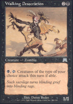 Walking Desecration (Onslaught) Light Play Foil