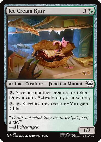 Ice Cream Kitty (Teenage Mutant Ninja Turtles) Near Mint