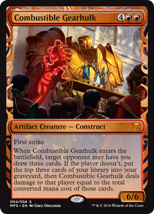 Combustible Gearhulk (Kaladesh Inventions) Near Mint Foil