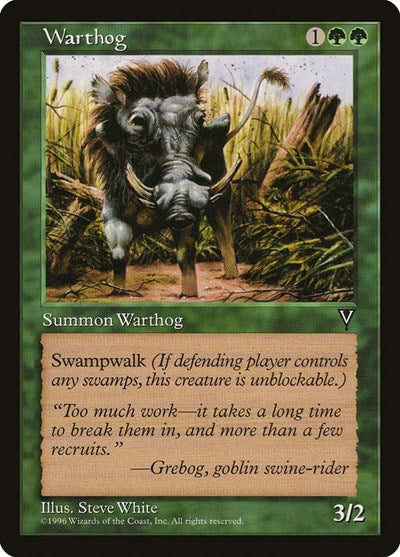 Warthog (Visions) Light Play
