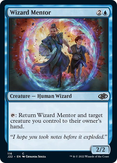 Wizard Mentor (Jumpstart 2022) Medium Play