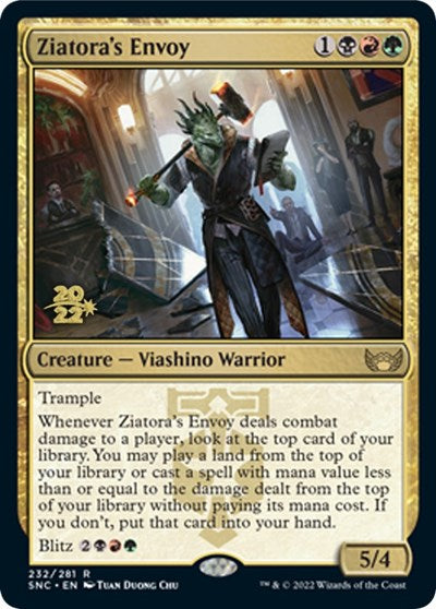 Ziatora's Envoy (Promos: Prerelease Cards) Light Play Foil