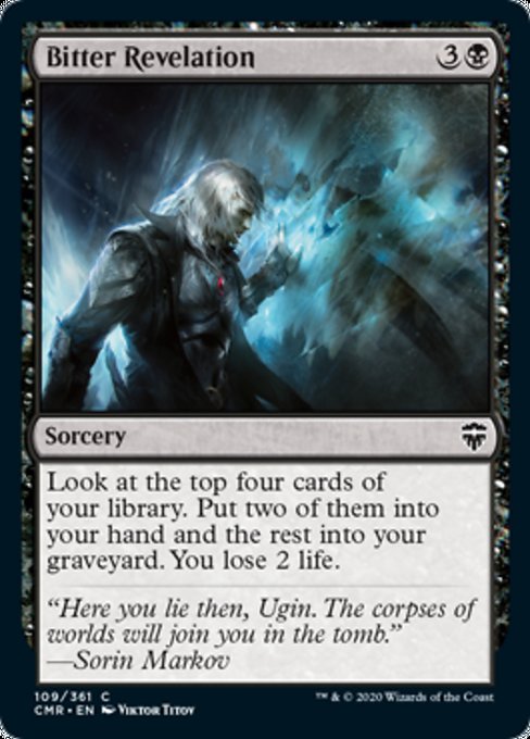 Bitter Revelation (Commander Legends) Light Play