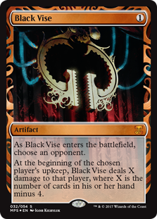 Black Vise (Kaladesh Inventions) Light Play Foil