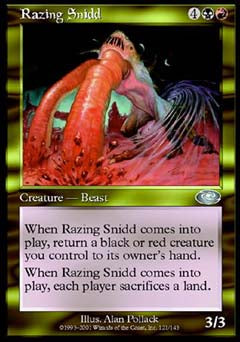 Razing Snidd (Planeshift) Medium Play Foil