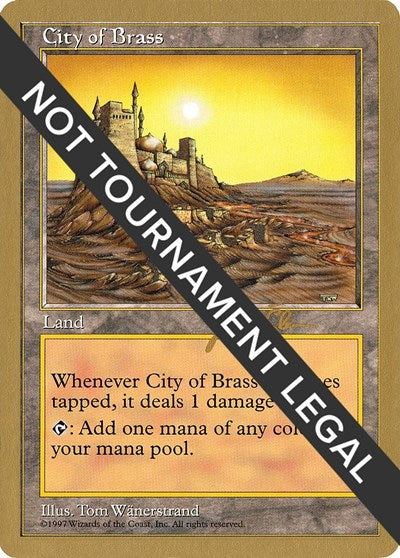 City of Brass - 1997 Jakub Slemr (5ED) (World Championship Decks) Medium Play