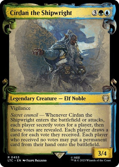 Cirdan the Shipwright (Showcase Scrolls) (Commander: The Lord of the Rings: Tales of Middle-earth) Near Mint