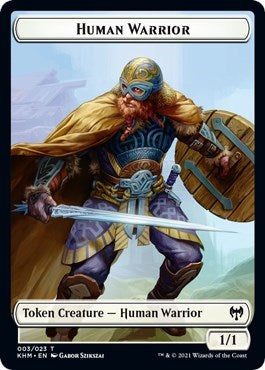 Human Warrior Token (Kaldheim) Light Play