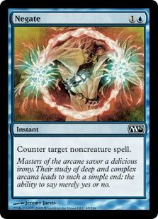 Negate (Magic 2010 Core Set) Damaged / Poor