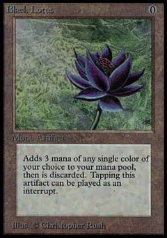 Black Lotus (Beta) Heavy Play