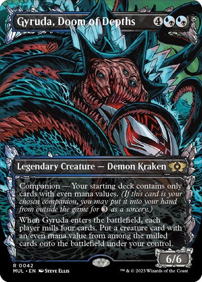 Gyruda, Doom of Depths (March of the Machine: Multiverse Legends) Light Play Foil