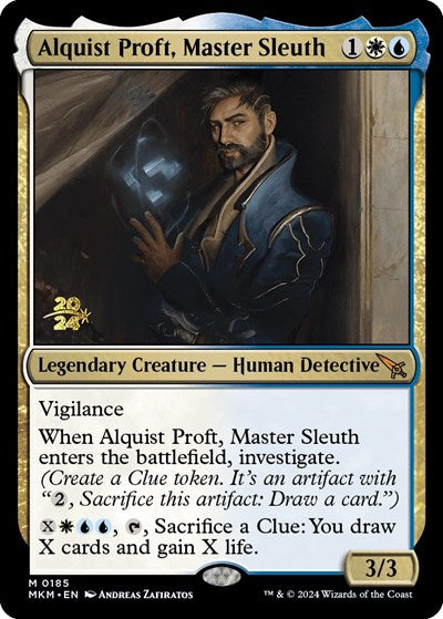 Alquist Proft, Master Sleuth (Promos: Prerelease Cards) Light Play Foil