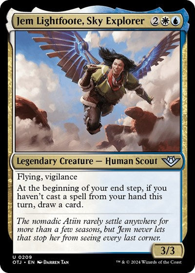 Jem Lightfoote, Sky Explorer (Outlaws of Thunder Junction) Near Mint Foil