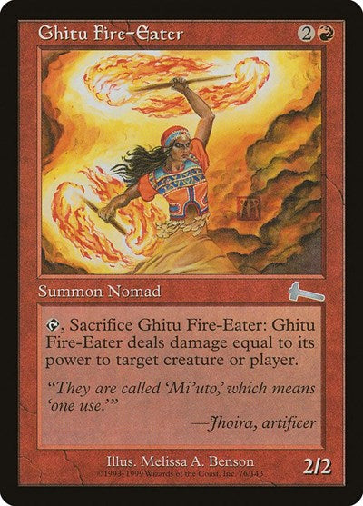 Ghitu Fire-Eater (Urza's Legacy) Medium Play