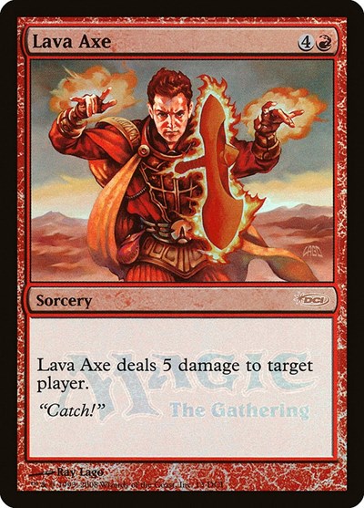Lava Axe (Promos: WPN and Gateway) Medium Play Foil