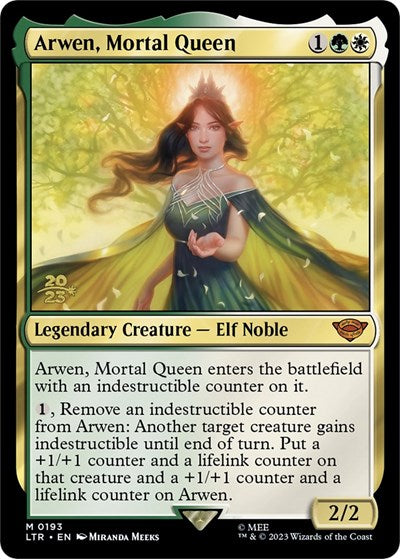 Arwen, Mortal Queen (Promos: Prerelease Cards) Light Play Foil