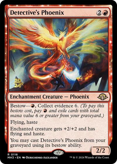 Detective's Phoenix (Promos: Prerelease Cards) Light Play Foil