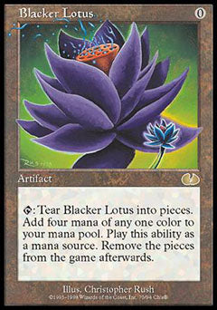 Blacker Lotus (Unglued) Heavy Play