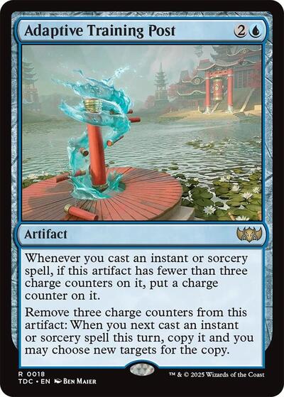 Adaptive Training Post (Commander: Tarkir: Dragonstorm) Light Play