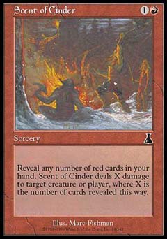 Scent of Cinder (Urza's Destiny) Light Play