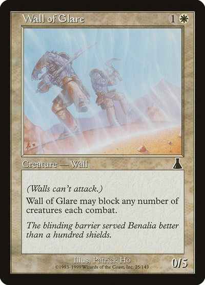 Wall of Glare (Urza's Destiny) Medium Play