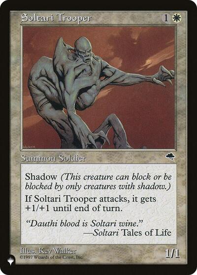 Soltari Trooper (The List) Near Mint