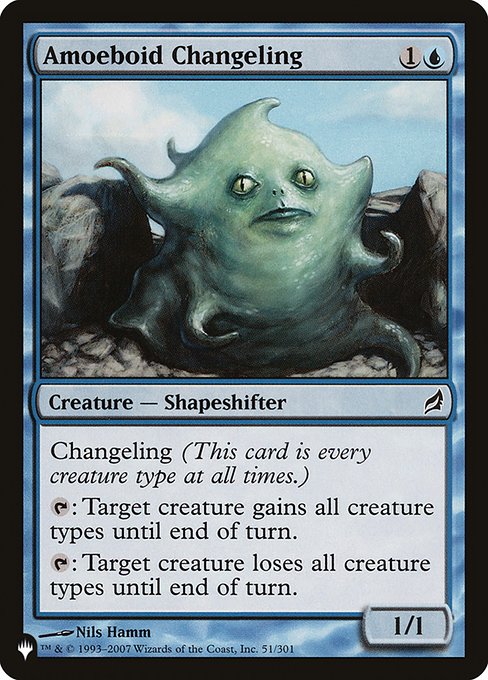 Amoeboid Changeling (The List) Light Play