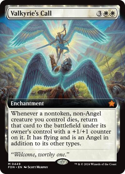 Valkyrie's Call (Extended Art) (Foundations) Near Mint
