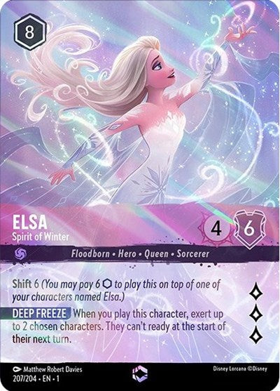 Elsa - Spirit of Winter (Alternate Art) (The First Chapter) Near Mint Holofoil