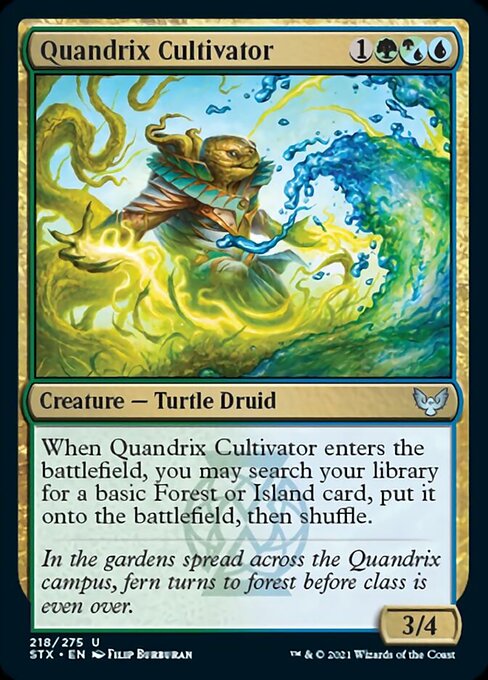 Quandrix Cultivator (Strixhaven) Medium Play Foil