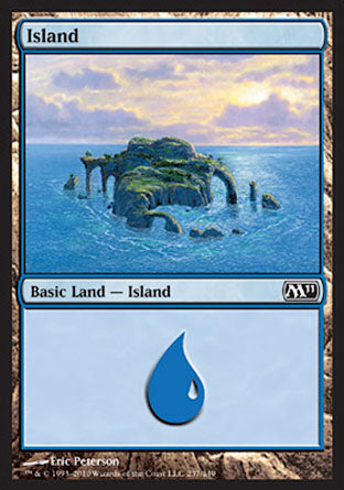 Island (237) (Magic 2011 Core Set) Medium Play