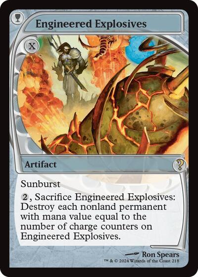 Engineered Explosives (Future Sight) (Mystery Booster 2) Light Play Foil