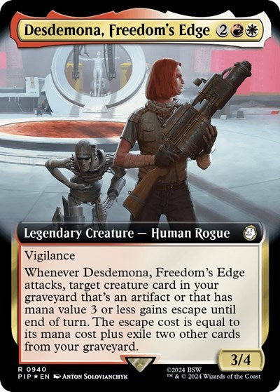 Desdemona  Freedom s Edge  Extended Art   Surge Foil|1|0|0.00