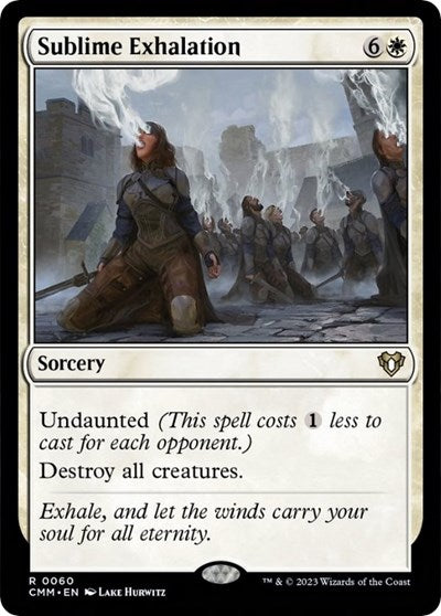 Sublime Exhalation (Commander Masters) Near Mint Foil