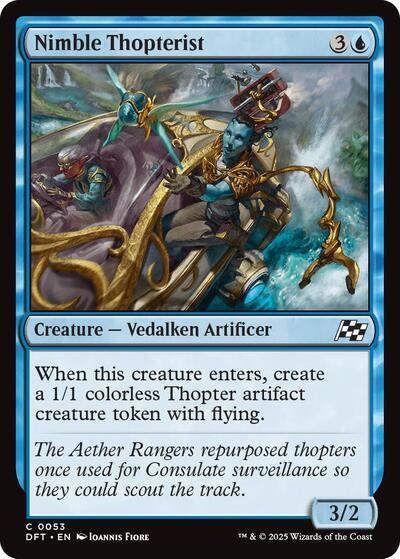 Nimble Thopterist (Aetherdrift) Light Play Foil