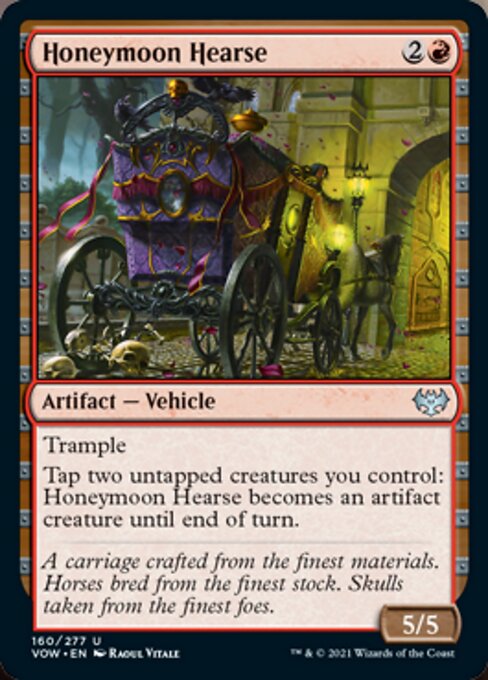 Honeymoon Hearse (Innistrad: Crimson Vow) Near Mint Foil