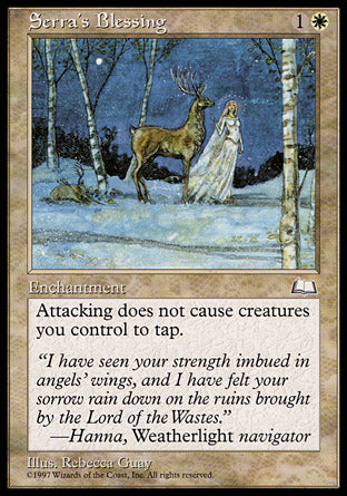 Serra's Blessing (Weatherlight) Light Play