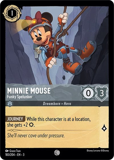 Minnie Mouse - Funky Spelunker (Into the Inklands) Near Mint Cold Foil