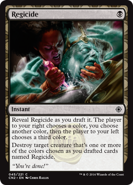 Regicide (Conspiracy: Take the Crown) Light Play Foil
