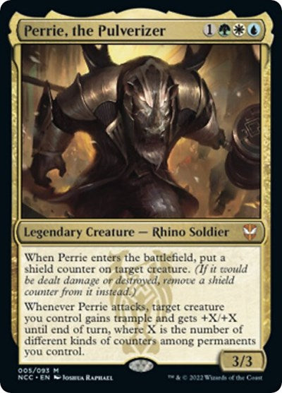 Perrie, the Pulverizer (Commander: Streets of New Capenna) Medium Play Foil