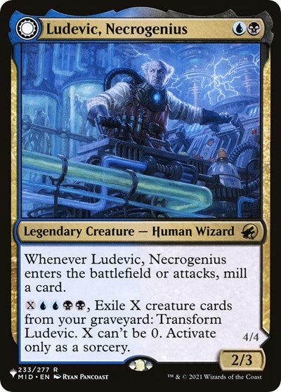 Ludevic, Necrogenius (Secret Lair Commander: From Cute to Brute) Light Play