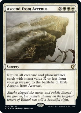 Ascend from Avernus (Commander Legends: Battle for Baldur's Gate) Light Play Foil