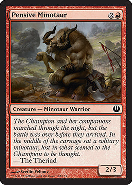 Pensive Minotaur (Journey into Nyx) Light Play