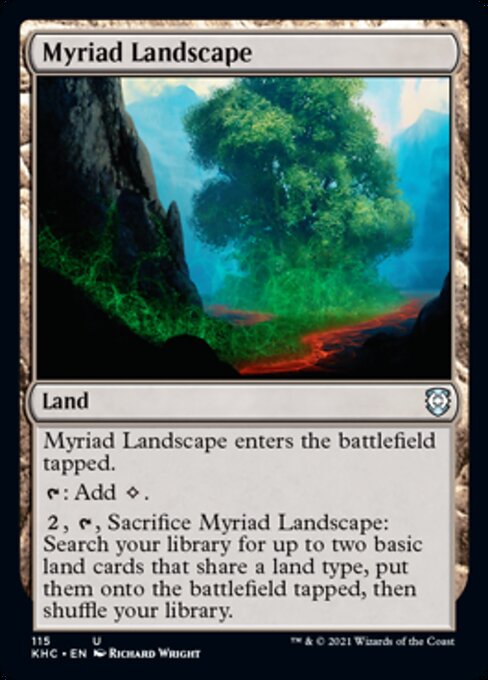Myriad Landscape (Commander 2021 Kaldheim) Medium Play
