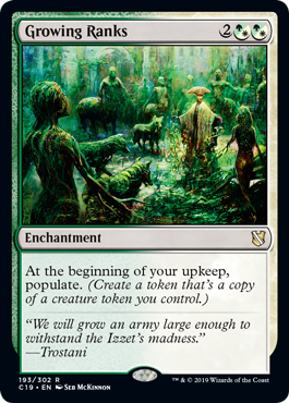 Growing Ranks (Commander 2019) Heavy Play