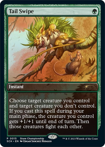 Tail Swipe (Promos: Game Day and Store Championship) Near Mint