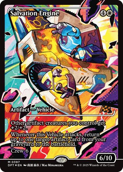 Salvation Engine (Showcase) (Aetherdrift) Near Mint Foil Japanese