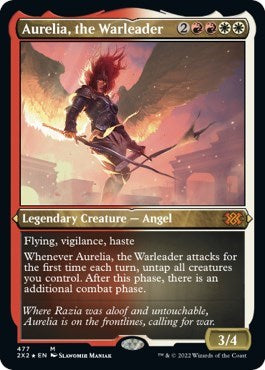Aurelia, the Warleader (Foil Etched) (Double Masters 2022) Near Mint Foil
